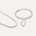 bracciale tennis silver elegance argento rodiato cubic zirconia collezione silver elegance bianco