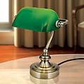 lampada da tavolo zora con paralume in vetro verde
