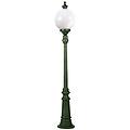 lampione madeira a 1 luce verde scuro