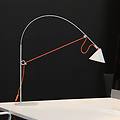 lampada da tavolo led ayno s grigio/arancio 4. 000 k 76 cm