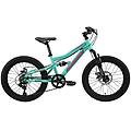 mtb 20 bici bambini 6 anni. full suspension. 21 velocità. freno a disco
