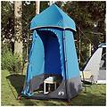 - tenda per toilette blu impermeabile