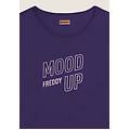 t-shirt cropped con maniche ampie e stampa mood up petunia donna extra large
