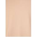 felpa zip e collo alto da donna con piping satin e strass pink sand donna large