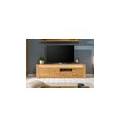 mobile tv in legno di quercia selvatica 193x40x53 oliato naturale kent #133