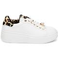 sneakers bianco leopardate