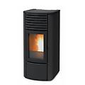 termostufa a pellet clio hydro 23 in ghisa e acciaio 23 kw dark