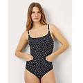costume intero modellante con pois sculpt color / stampato / 2 stampato