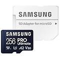 micro sd pro ultimante 256gb xc u3 v30 a2 velocit&agrave; di lettura-scrittura fino a 200/130 mb/s
