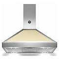 bertazzoni cappa k90amhcra / 19 a parete da 90 cm aspirante colore inox / crema