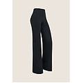 pantaloni wr. up wide leg in tessuto altamente traspirante nero donna small
