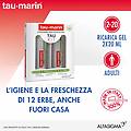 tau-marin dentifricio rinfrescante gel 12 erbe igiene freschezza ricarica 2x20ml