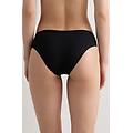 slip in cotone vita semi-alta donna nero taglia 4