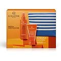 cofanetto latte spray abbronzante spf20 + doccia shampoo + pochette