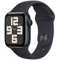 watch se gpscassa 40mm in alluminio mezzanotte con cinturino sport mezzanotte m/l