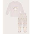 pigiama lungo in cotone bambina teddy spa time / mandorla / 8 mandorla