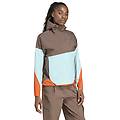 terrex xploric 2. 5 layer w giacca trekking donna brown/light blue/orange xl