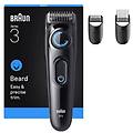 BRAUN regolabarba bt3520 senza filo 40 lunghezze batteria 50min nero e blu