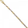 bracciale uomo in oro giallo e bianco 803321734688