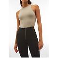 pantaloni push up wr. up in jersey e vita alta con elastici nero donna xxs