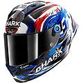 casco moto integrale aeron-gp fim racing #1 replica za taglia 2x