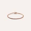 bracciale tennis silver rainbow argento rosa cubic zirconia collezione silver rainbow rosa