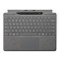 surface pro tastiera con tasto copilot + slim pen platino
