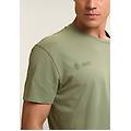t-shirt comfort con taschino e inserti rip-stop hedge green uomo extra large