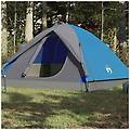 - tenda da campeggio a cupola per 3 persone blu impermeabile