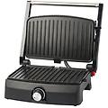 tostapane grill cg-130861 da 750 w con 2 piastre antiaderenti e apertura a 180°