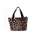 borsa modello shopper beige-marrone
