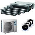 condizionatore canalizzabile mini sky fdxm-f9 quadri split 9000+9000+12000+18000 btu inverter a++