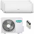 condizionatore hi-comfort 2025 trial split 12000+12000+12000 btu inverter a++ wifi unità