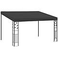 - gazebo a parete 4x3x2 5 m antracite