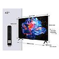 smart tv led uhd 4k 43" 43p69k-nero