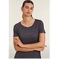 t-shirt donna con logo strass e glitter forged iron donna medium