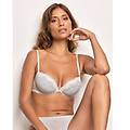 push up soft con ferretto in tencel modal con seta / grigio melange chiaro / 3 grigio melange