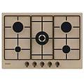 chw7av4wgt piano cottura a gas da incasso 5 fuochi avana