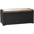 baule multiuso in plastica riciclata santorini plus 550l colore antracite
