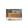 credenza in legno di quercia selvatica 223x40x85 oliato marrone kent #331
