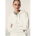 felpa donna con cappuccio in tessuto teddy e chiusura zip snow white donna extra large