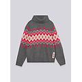 maglione con motivo fair isle