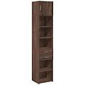 - mobile sottile rovere marrone 45x42 5x225 cm in truciolato