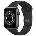 - watch 6 44mm impermeabile 5atm gps wifi / bluetooth con cassa in alluminio grigio siderale e