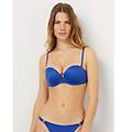 costume a fascia push push up in fish tale essentials / blu elettrico / 2 blu elettrico