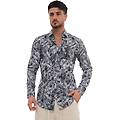 camicia casual h-hank-kent-c1 blu