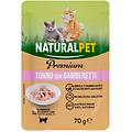 premium cat adult umido bustine in gelatina 70 gr tonno con gamberetti confezione da 6 pezzi 1°