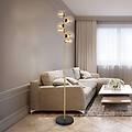 piantana riha altezza 155 cm color ambra/ottone metallo