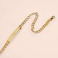 bracciale con targhetta l'homme or oro giallo collezione l'homme or oro giallo