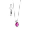 collana diamante rubino gioiello fantasia di colore caratura 0 02 glb 1571